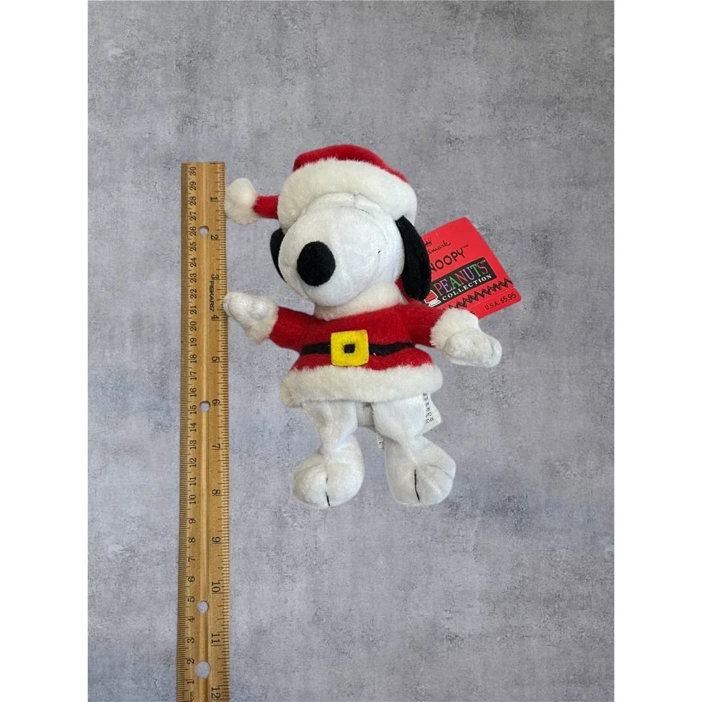Hallmark Snoopy Plush Christmas Santa Small Red White NEW Vtg Peanuts XPL3172